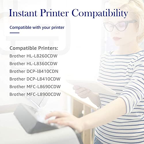 Starover TN423 TN421 Compatible Toner Cartridges for Brother TN-423 TN-421 Toner Cartridges for Brother HL-L8260CDW HL-L8360CDW DCP-L8410CDN DCP-L8410CDW MFC-L8690CDW MFC-L8900CDW (4 Pack)