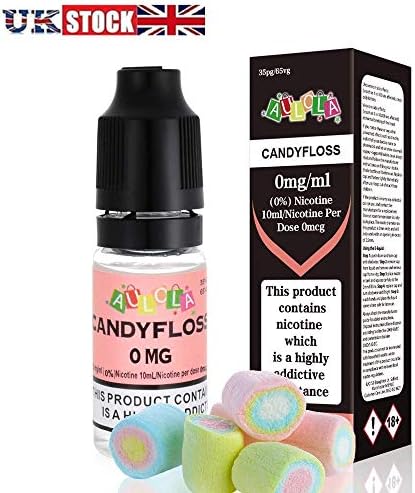 Aulola® E Liquid Vape Juice Fruit for Vapour E Shisha E Cigarette E cig | Vape Liquid Flavouring-No Nicotine No Tar No Tobacco (Candy Floss)