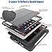 iPad Case,New iPad 2017 9.7 inch Case Smart Magnetic Auto Sleep / Wake Cover Hybrid Leather with Stand Feature for Apple New iPad 2017 Release Model (Gray/Gray)