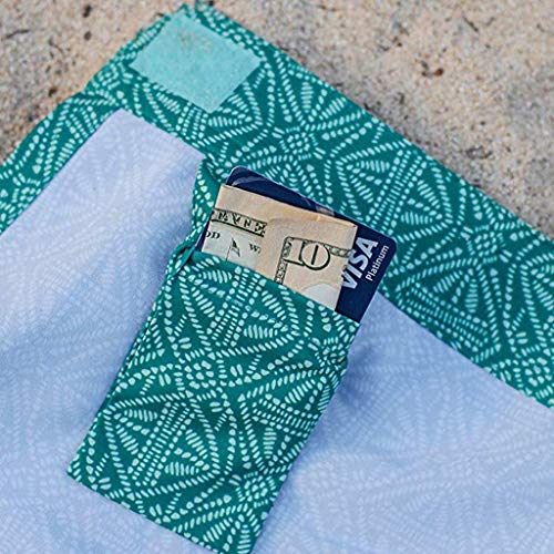 VICCKI Women Print Quick Wrap Bikini Cover-up Multitasks Travel Lady Beach Summer Skirt