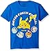 Pokemon Big Boys Catch Youth Short-Sleeved Tee Tearaway Label, Royal, M