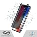[2Pack] for iPhone X Privacy Anti-Spy Tempered Glass Screen Protector Full Coverage,maxdemo[9H Hardness][3D Touch][Anti-Scratch][Bubble Free] Tempered Glass Screen Protector for iPhone X 10