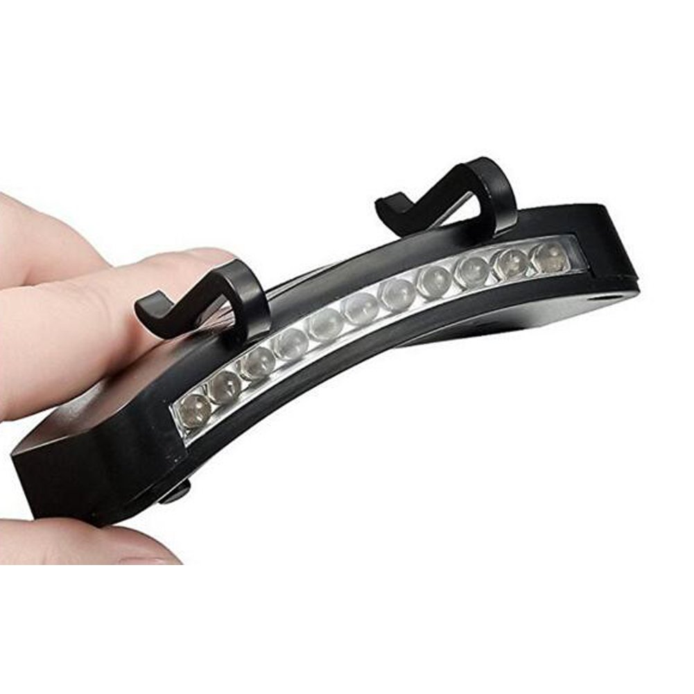 Vinmax Hat Clip Light Lamp. High Brightness 11 Led Bulbs Headlights for Camping Fishing Hiking Running - Cap lights, hat lights, LED headlights