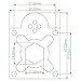 GEBELT Backplate Roto Starter (E-Start) Electric T10047 for 1/10 RC Model Hobby Car 15-21 Nitro Engine