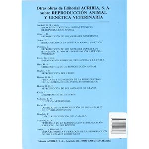 Reproduccion del Ganado Vacuno (Spanish Edition)