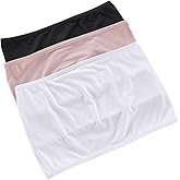 3Pcs Lady Camisole Cleavage Cover Up Overlay Modesty Panel Vest Tanks Bra Anti Peep Invisible