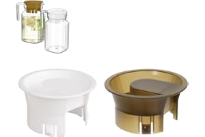 LMYZHIJIA 2 Pcs Food Grade Plastic Water Pitcher Lids for Glass Bistro Pitchers & Beverage Carafes – Perfect Seal & Freshness Guarantee (White)