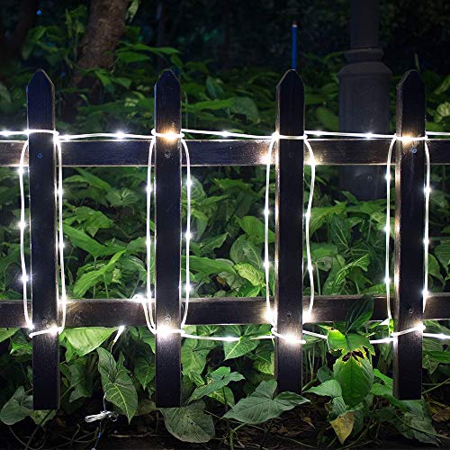 image for IMAGE 8 Modes Solar Rope String Lights, 13m 42.6Foot 100LED,2400mah Hi