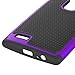 LG G4 Case, LK LG G4 Case [Drop Protection] [Shock Absorption] Hybrid Dual Layer Armor Defender Protective Case Cover for LG G4 (Purple)