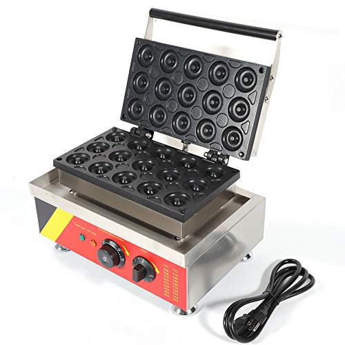 WINUS 110V Commercial Donut Maker Machine NonStick Doughnut Waffle Maker 15 Grids 1.5KW Kitchen Tool Mini Donut Backer Machine US Stock