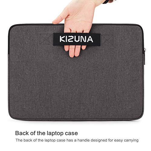 KIZUNA 10 Inch Laptop Sleeve Computer Case Tablet Pouch Bag for 9.7" 10.5" 11" iPad Pro/10.5" iPad Air/10 Microsoft Surface Go/10.5" Samsung Galaxy Tab/10.8" Huawei MediaPad M5 Pro,Dark Grey