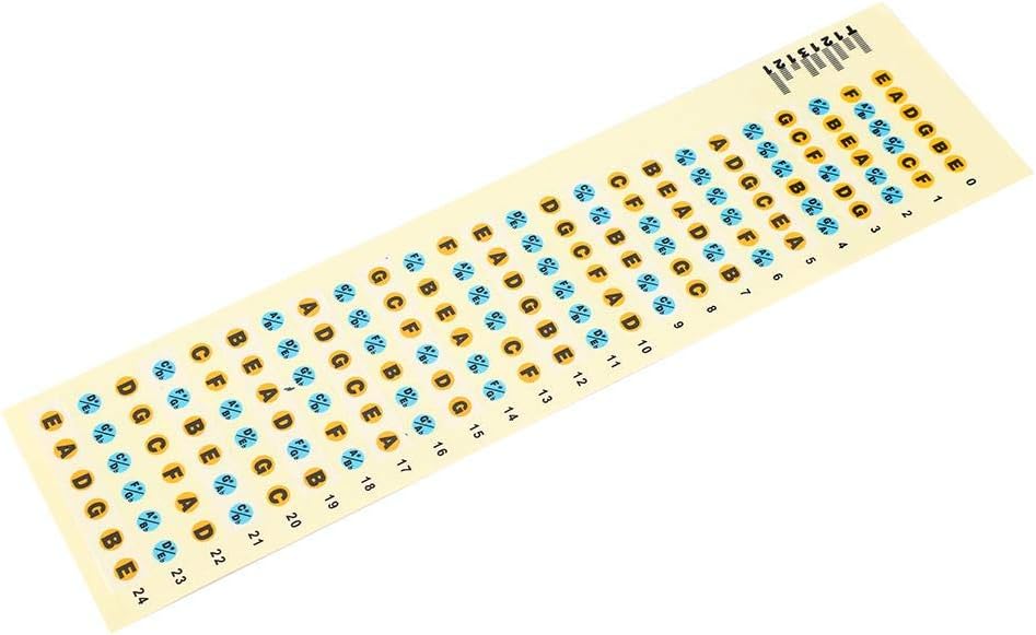 Bnineteenteam Guitar Stickers, Guitar Fretboard Sticker Map Sticker for Practicing Guitar Neck Sticker Musical Instrument Accessories - Image 5