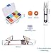 PH PandaHall Bead Loom Kit - About 1600pcs 8 Color 12/0 Glass Seed Beads, Steel Scissors, Knitting Needle, Threads for Necklace Bracelet Jewelry DIY Making