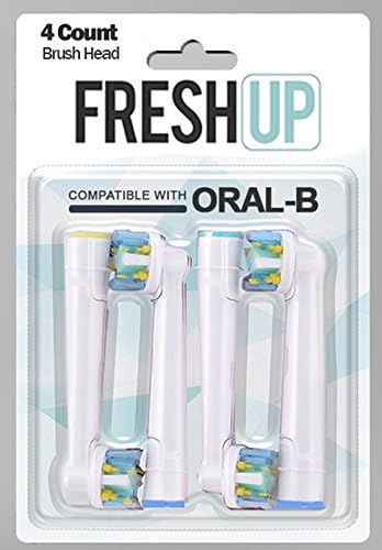 Fresh Up Oral-B Floss Action Generic Replacement Toothbrush Heads Oral B