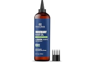 Botanic Hearth Rosemary Oil for Hair Growth | Strengthening Biotin, Jojoba, Castor Hair Growth Oil for frizzy hair | Dry, Dam