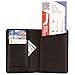 RFID Leather Passport Holder by FULL VOYAGE – Can Be Used As A Wallet, an ID, Credit Card, Boarding Pass, Money & Ticket Holder – Blocks RF Signals & Keeps Your Personal Information Protected