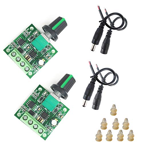 2 /Package PWM motor governor DC1.8V 3V 5V 6V 12V 2A DC motor governor Variable speed pulse width modulator