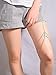 Women Sexy Rhinestone Leg Chain Body Chain Jewelry Thigh Leg Chain Jewelry for Party Beach Accessories