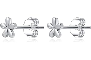 Reffeer Solid 925 Sterling Silver Daisy Stud Earrings Flower for Women Teens Tiny Flower Stud Earrings Spring