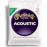 Martin M180 80/20 Bronze 12-String Acoustic Guitar Strings, Extra Light