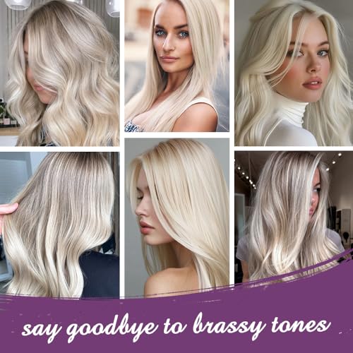 Karseell Purple Hair Mask Deep Conditioner Treatment - Toner for Blonde Platinum Silver Gray or Ash Colored Dry and Damaged Brassy Hair