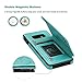 Vaburs S10e Case Wallet with Card Holder, Embossed Butterfly Premium PU Leather Double Magnetic Buttons Flip Shockproof Protective Case Cover for Samsung Galaxy S10e(Butterfly Mint Green)