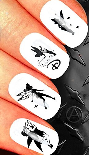 Tinkerbell Nails Pink Disney Castle Nail Art Water Decals