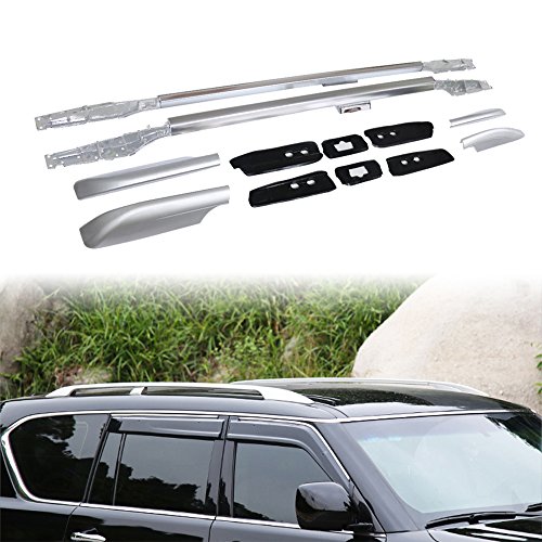 KPGDG Fit for Nissan Armada 2017 2018 2019 Aluminium Crossbar Cross Bar Baggage Luggage Racks