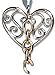 BANBERRY DESIGNS Broken Chain Memorial Heart Ornament - Christmas Memorial - Broken Chain Poem Printed on The Gift Box - Tribute to a Lost Loved One This Holiday Season