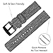 TRUMiRR Gear S3 / Galaxy Watch 46mm Watchband, 22mm Quick Release Canvas Nylon Watch Band Stainless Steel Clasp Strap Sports Bracelet Wristband for Samsung Gear S3 Classic/Frontier, Gear 2 Neo Live