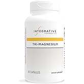 Integrative Therapeutics Tri-Magnesium - Supports Cellular Energy & Energy Metabolism* - Magnesium Supplement for Heart & Nerve Health Support* - Dairy-Free & Gluten-Free - 90 Capsules (90 Servings)