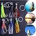 Set of 6 Rigged Trolling Lures Marlin Tuna Mahi Dolphin Durado Wahoo Octopus Skirted Saltwater Fishing Lures