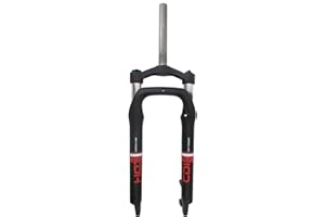 CDHPOWER Bike 26" x 4" Fat Suspension Fork 26 inch Fat 4.0" tire, Disc Brake, Black (Black 26inch* 4.0" tire)