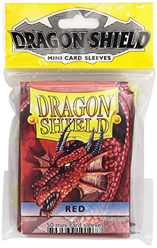Dragon Shield Card Supplies YUGIOH Card Sleeves Red 50 Count