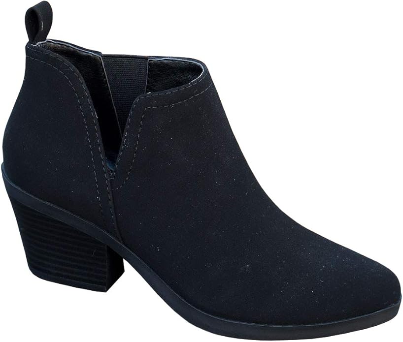 Coutgo Womens Western Booties Stacked
