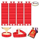4Pcs Cake Bake Snakes, Kungix Non Stick Food Grade Silicone Tray Cake Pan DIY Modeling Baking Cake Dessert Bake ware Mould Tools Muffin Mold kitchen Tools - Design Your Cakes Any Shape