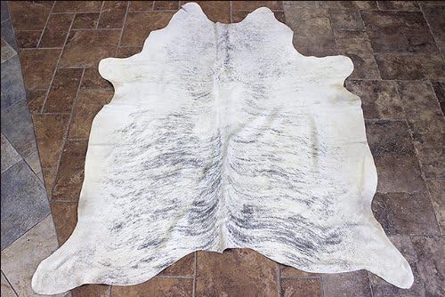Hilason Hair-On Leather Pure Brazilian Cowhide Skin Rug Carpet Exotic Light