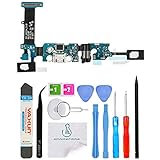 OmniRepairs-Charging Micro-USB Dock Port with Audio Dock, Microphone and Touch Key Ribbon Flex Cable Replacement For Samsung Galaxy Note 5 N920A (AT&T) with Repair Toolkit