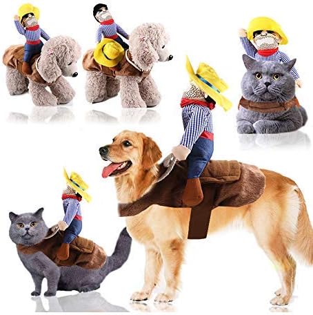 1PC Small Pet Costumes Dog Costumes Christmas Cowboy Dog Clothes