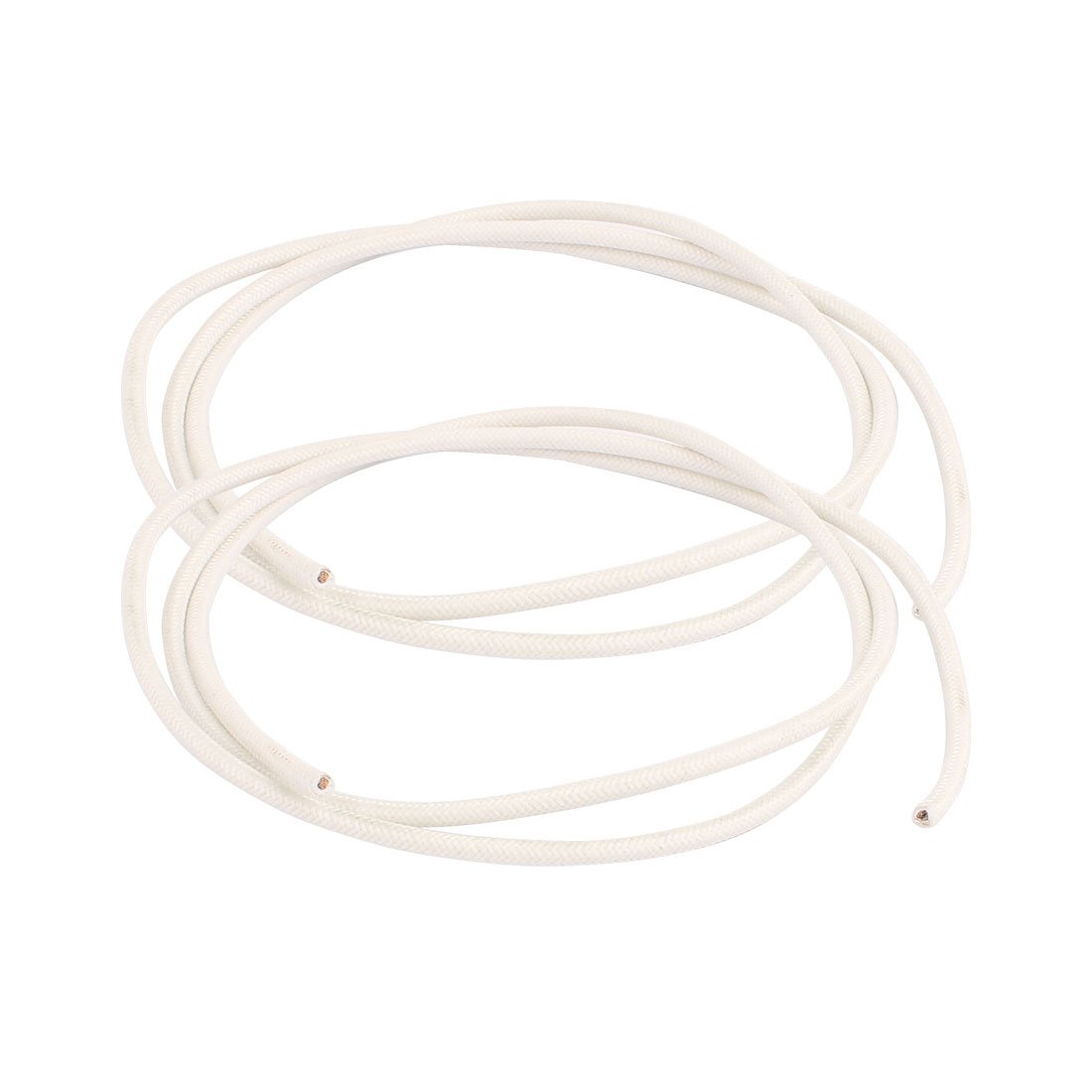 Sourcingmap 2Pcs 2.5mm2 230C High Temperature Wire Flexible Cable 3.28Ft Long