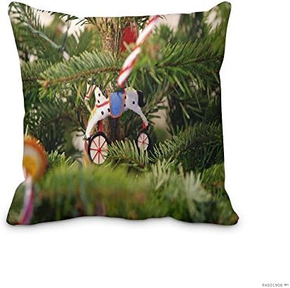 New Home Christmas Decorative Pillow Case Christmas Unique Christmas Ornaments Unique Cool Wallpaper Throw Pillow Cover Happy New Year Pillow Cover 18x18inch