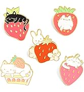 MJartoria Cute Enamel Brooch Pins-Cats Hug Book Shape Novelty Cartoon Cute Enamel Brooch Pins for...