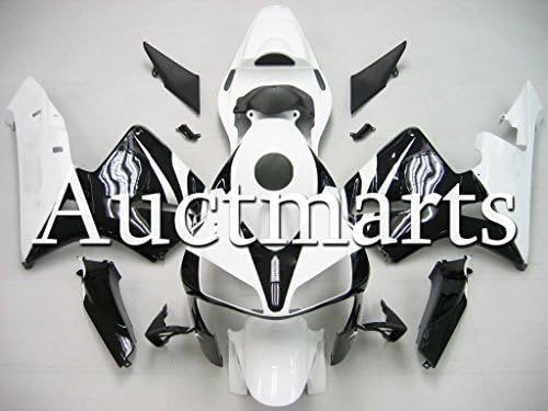 For Honda CBR600RR 2003-2004 03-04 Fairing Plastic Glossy Black White 1a37 PA