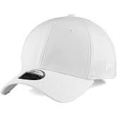 New Era Blank Custom 39THIRTY Stretch-Fitted Cap (US, Alpha, Small, White)