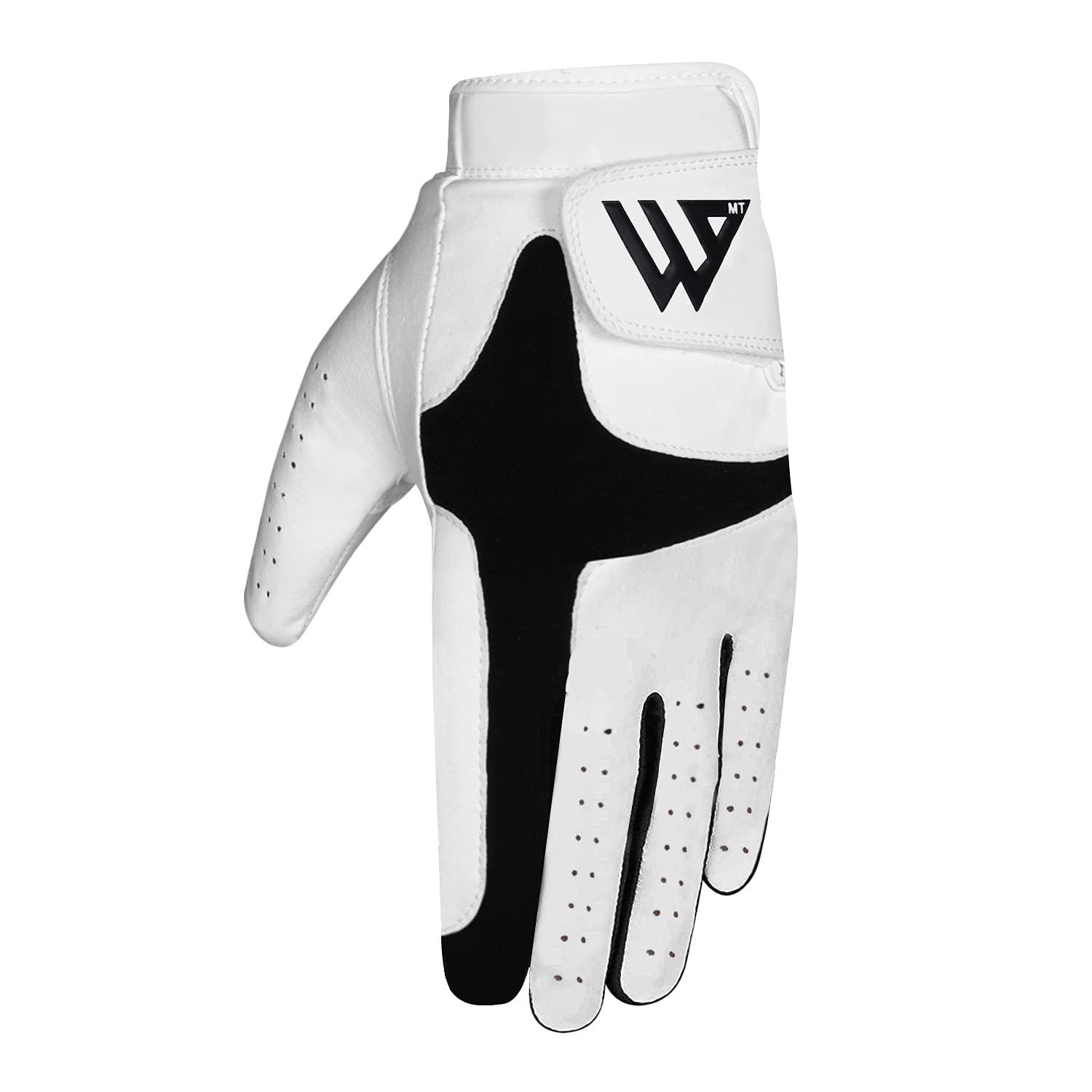 WESTWOOD FOX Golf Glove Men Left Hand Right Non Slip Leather Grip Golfer Trolley Flexible Wear Durable Golfing Performance (Medium, Left Hand (For Right-Handed Golfer))