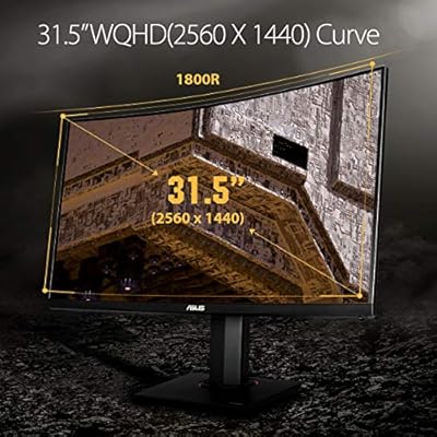 Asus Tuf Gaming Vg32vq Ecran Pc Esport 31 5 Wqhd Dalle Va