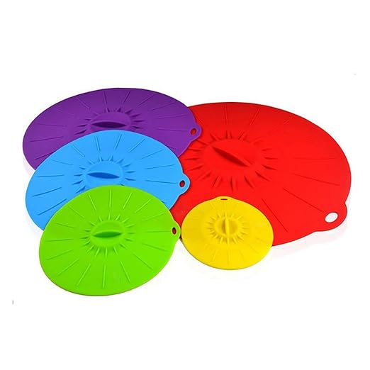 5X Tapa del recipiente de microondas de silicona Envoltorios de ...