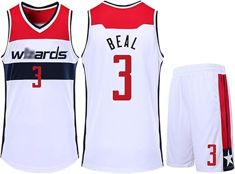 Amazon Co Jp 3 ブラッドリービール 3 ジョンウォール 12 ケリーウブレジュニア男子バスケットボールゲームユニフォームトレーニング ユニフォーム Whiteno 3 Sports