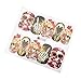 48 Sheets Halloween Nail Art Water Transfer Decals Manicure Skull Stickers