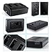 Parrot Minidrone Battery, Keenstone 3PCS 3.7V 650mAh Li-po Battery w/3-Port Charger for Jumping Sumo Swing Mambo Rolling Spider Air Night Airborne Cargo Jumping Race Night Hydrofoil Drone
